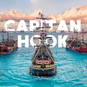 Capitan Hook PROMO 2X1 Cena de POLLO 🍗 - Show EN VIVO Barco Pirata